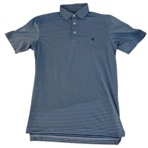 Vineyard Vines Performance Polo Shirt Charleston Palm Tree Striped Men's XS